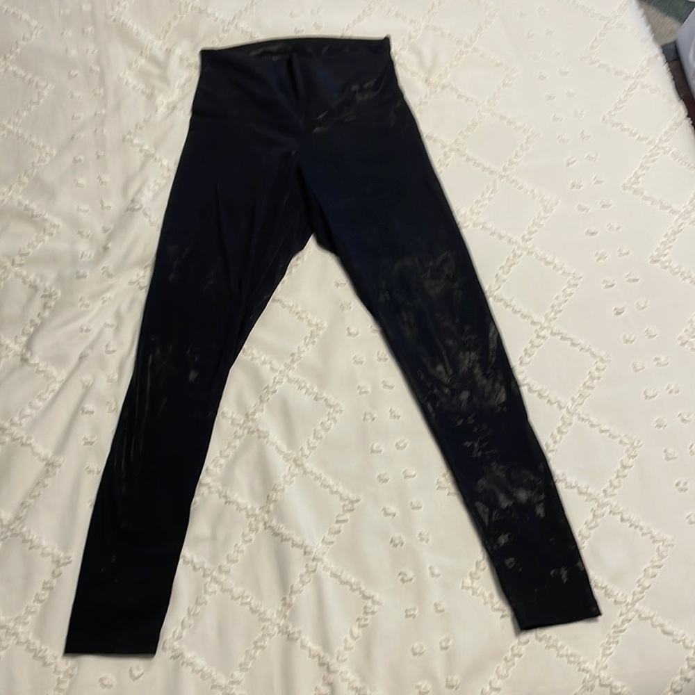 DYI camo shine black legging